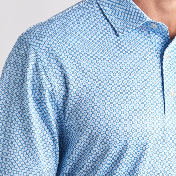 Davis Mini Geo Print Polo - Picture 3 of 3